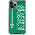 Saudi Arabia Flag Distressed iPhone 12 Pro Max Clear Case